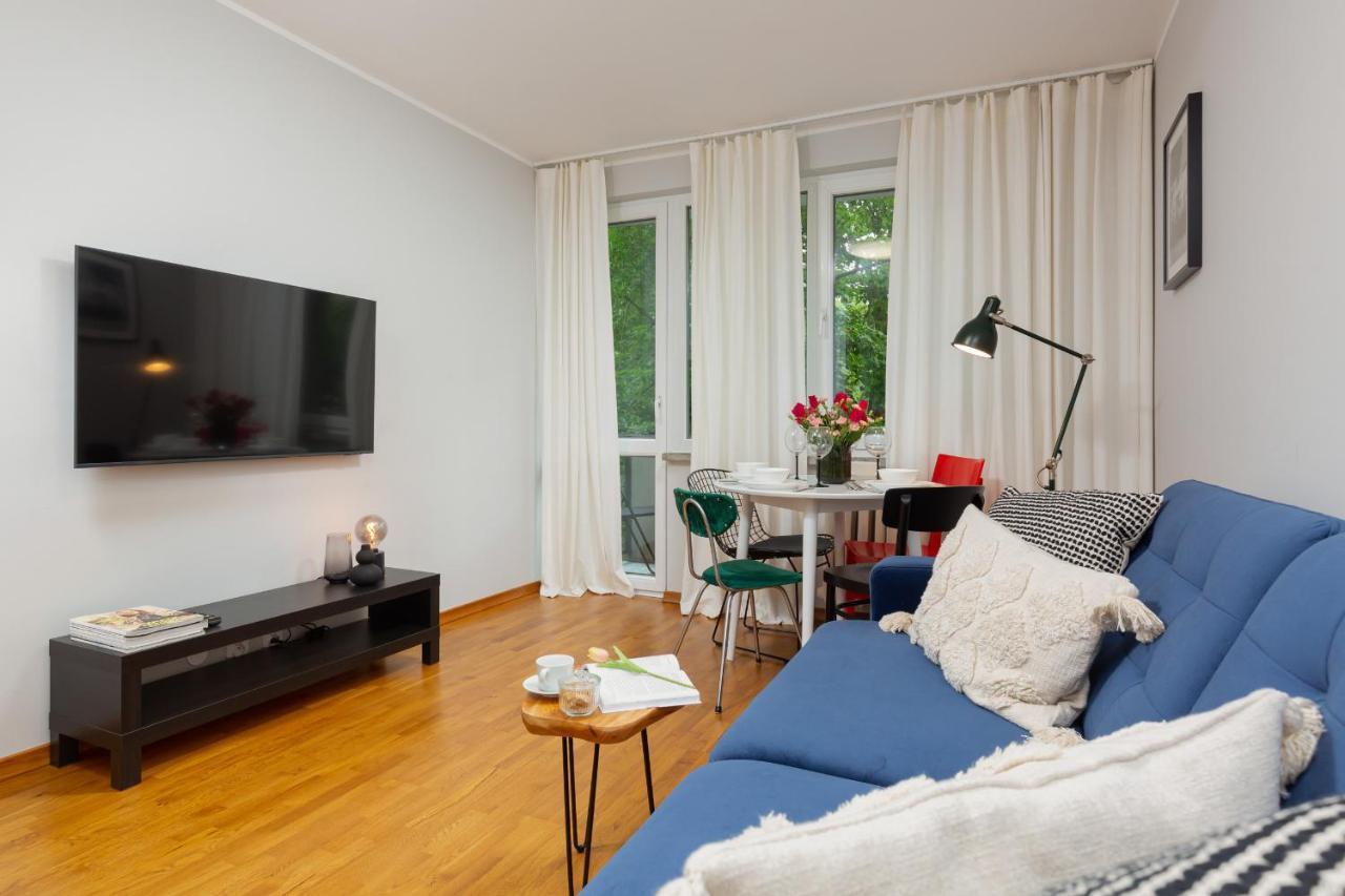 Central Apartment Solec Wilanowska By Noclegi Renters ワルシャワ エクステリア 写真