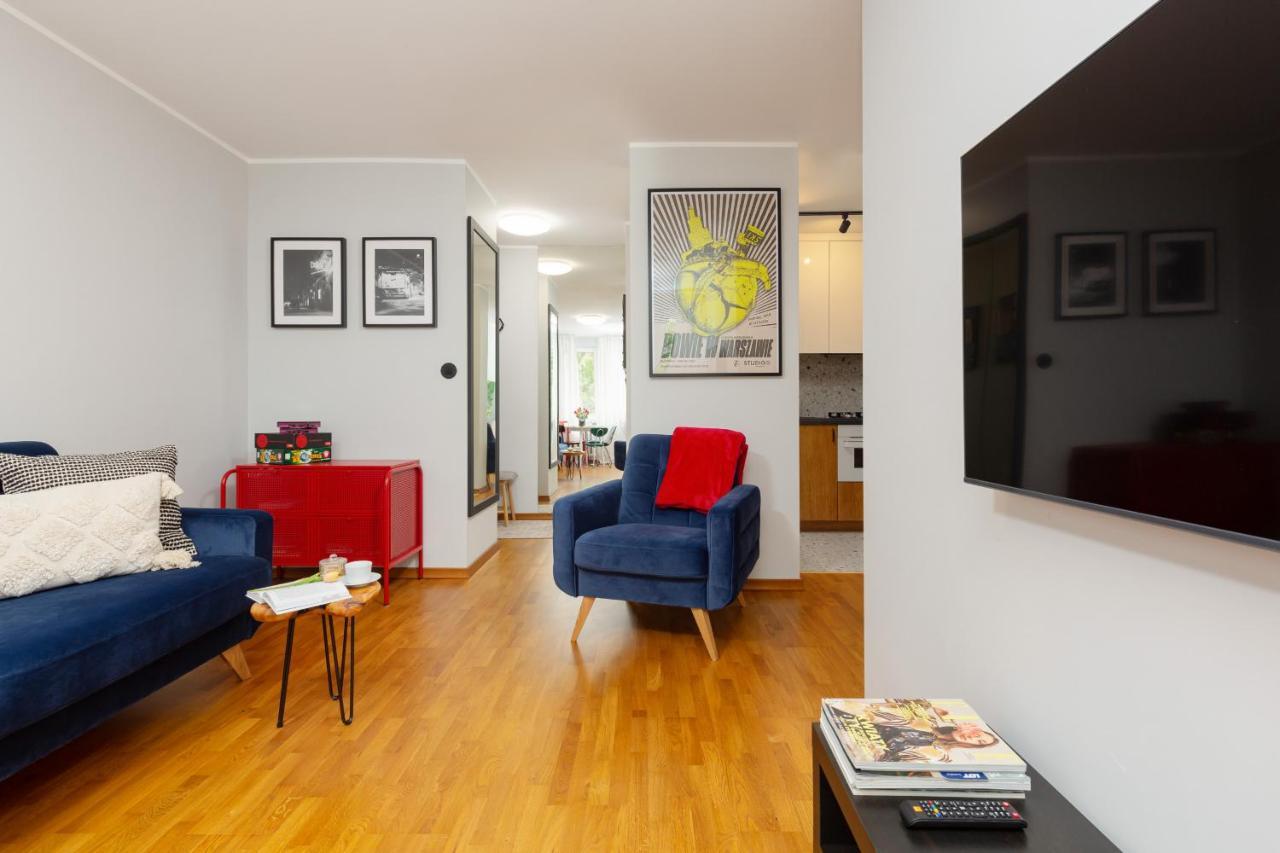 Central Apartment Solec Wilanowska By Noclegi Renters ワルシャワ エクステリア 写真